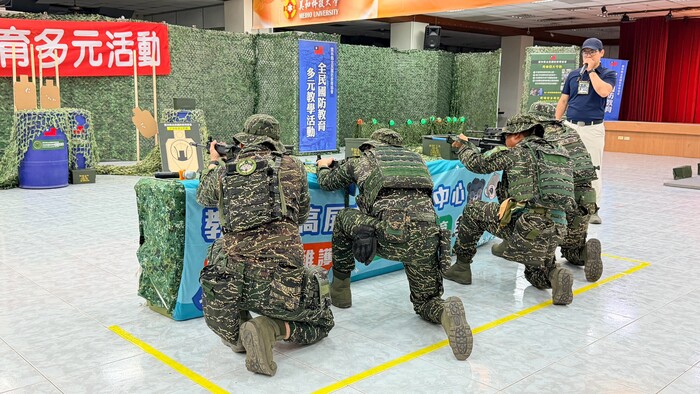 115年全民國防教育多元活動-T91射擊小隊競賽在美和圖片