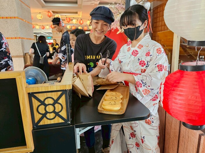 雞蛋燒攤位