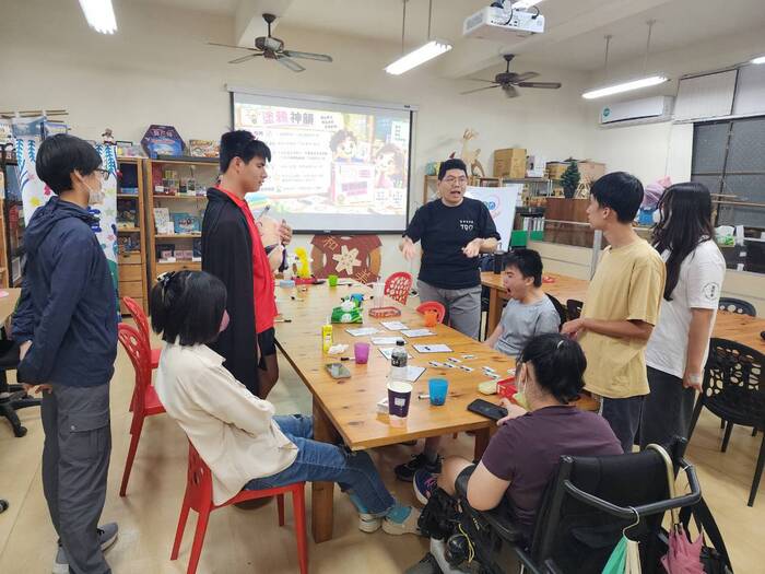 『好好說話․我的想法我來說』~資源教室辦理人際溝通成長團體，陪伴學生在遊戲中學習表達與理解圖片