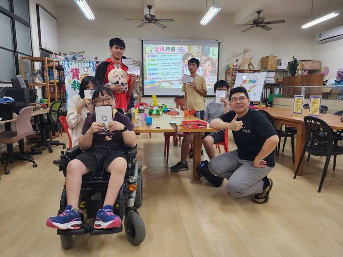 『好好說話․我的想法我來說』~資源教室辦理人際溝通成長團體，陪伴學生在遊戲中學習表達與理解圖片