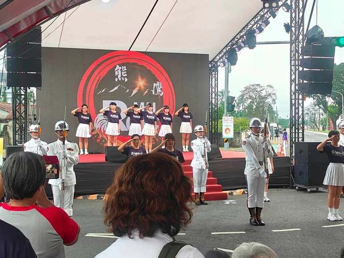 內埔韓愈祭系列活動開幕典禮 本校熊鷹儀隊精彩開幕表演！圖片